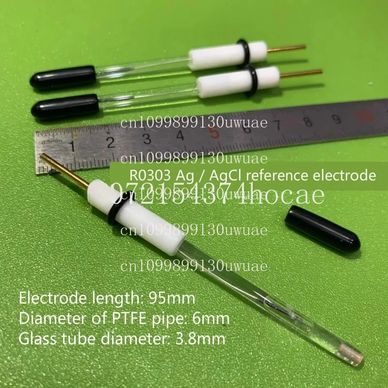 Silver Silver Chloride Reference Electrode. R0303 Ag / AgCl Reference Electrode. Removable and Liquid Filled.
