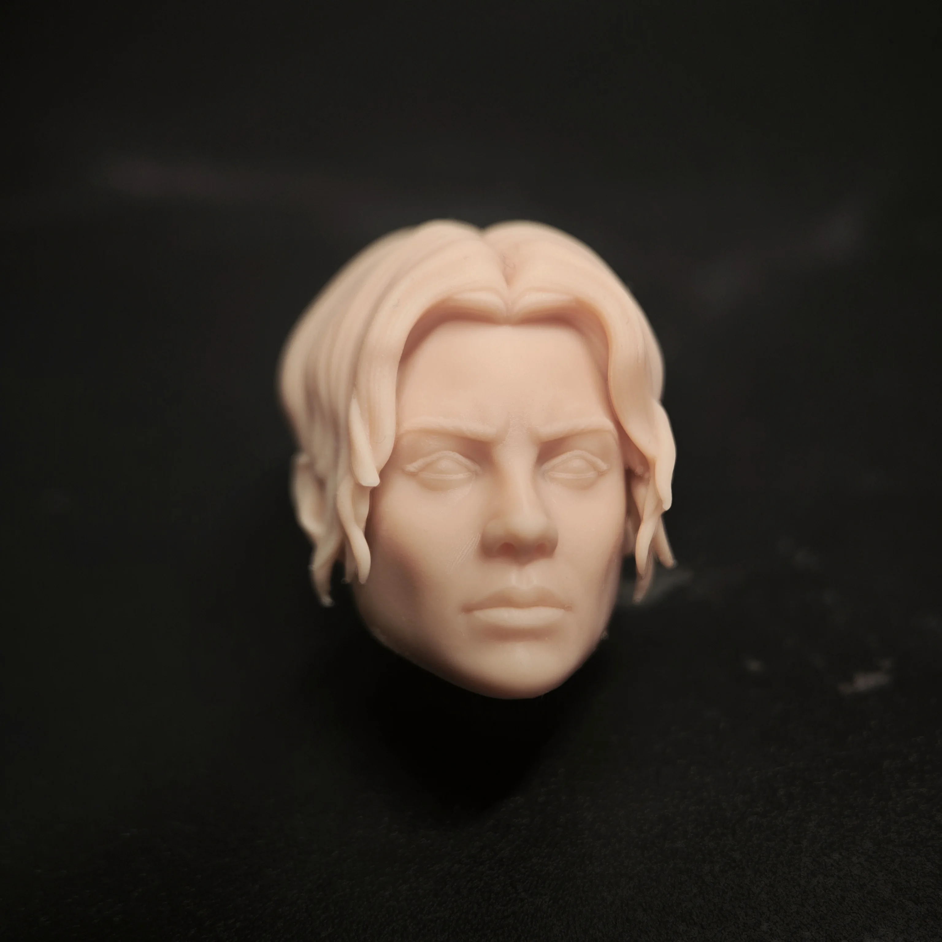 

HL1238 DIY Customized 1/18 1/12 1/10 Sasha C Kara K Girl Unpainted Head Sculpt for 3.75" 6" 7" Figure SHF ML Mafex Mez NECA Mcf