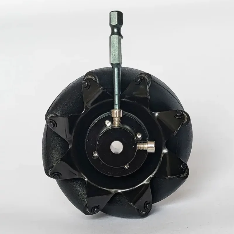 for 4pcs lot 300KG Load 4 Inch Carbon Steel Omni Wheel 810 1214 1516mm Motor Coupling Intelligent Car Robot Chassis
