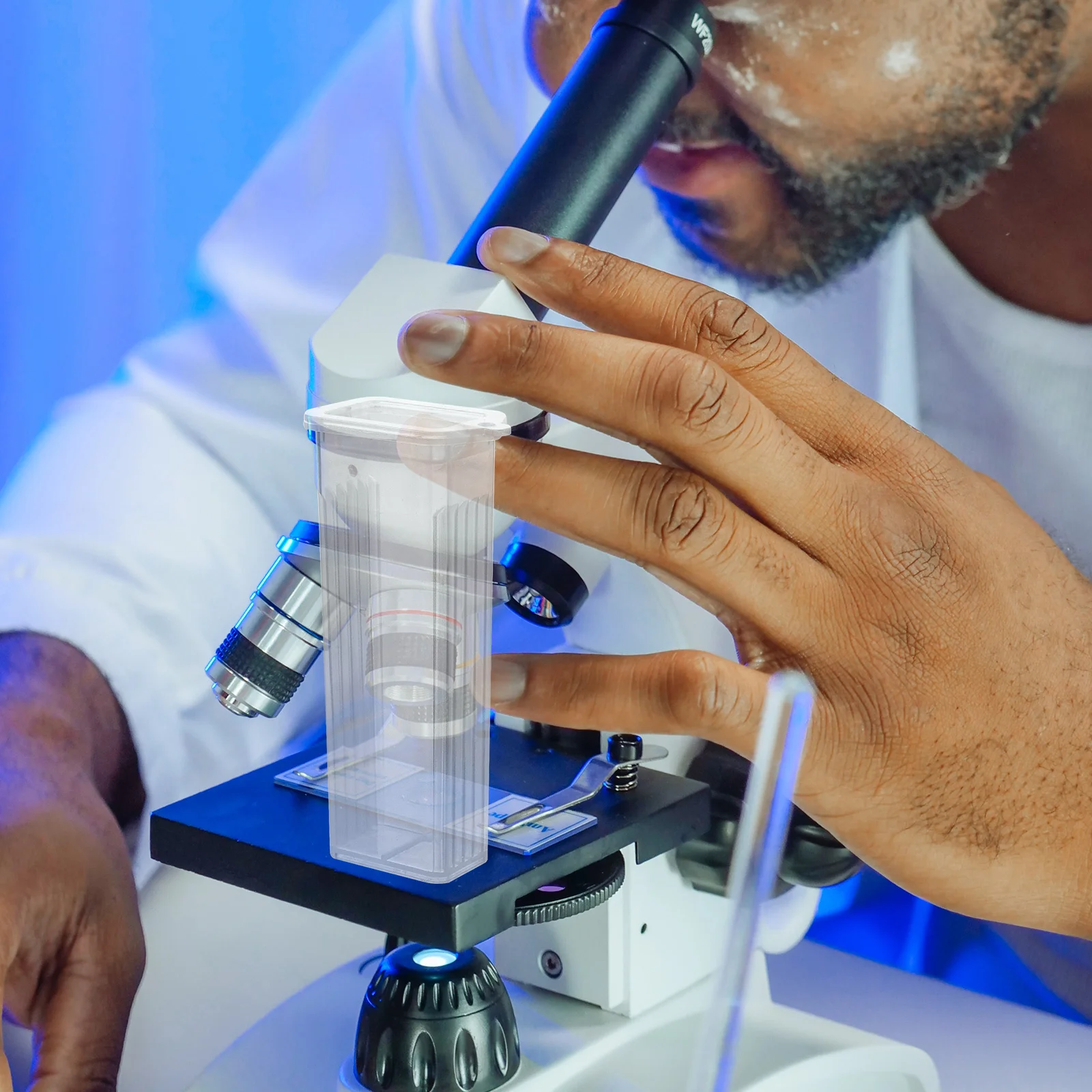 

10Pcs Slide Cases PP Material Sturdy Storage Pathological Slides Easy Clean Mailer Boxes Slides Case