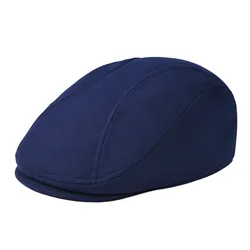 Jangoul regulowany Beret dla mężczyzn letnia wiosna czapki gazeciarza klasyczna retro płaska czapka Vintage Brand New bawełniany kapelusz z bluszczu