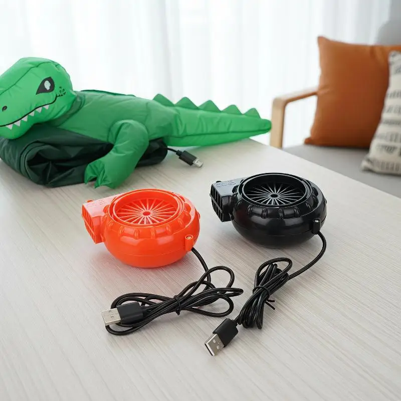 Rechargeable USB Battery Blower Fan Portable Quick Cooling Fan for Inflatable Cosplay Costume Outdoor Events