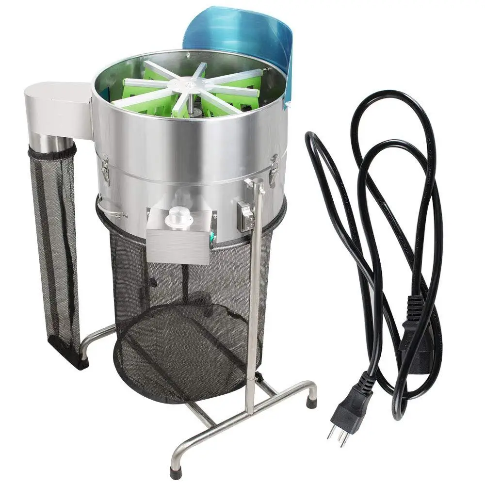 

18-inch Mesh Bag Lawn Mower Electric Vertical Trimmer and Mulcher Landscape Plant Stem and Leaf Trimmer