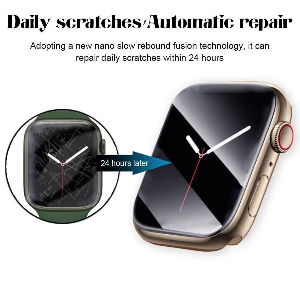 Screen Protector For Apple Watch10 HD Protective Film Hydrocoagulant HD Film 42mm 46mm 49mm Full-screen Protective Cover