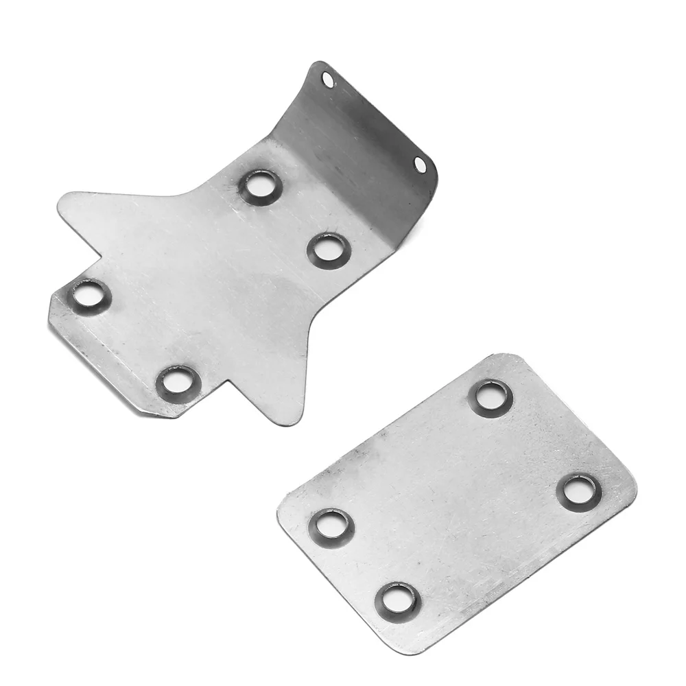 Chassis Armor Plate Set For  KYOSHO MP10 9E TO-235-220 RC Car Armor Chassis Stainless Steel Guard Protector Skid Plate Parts