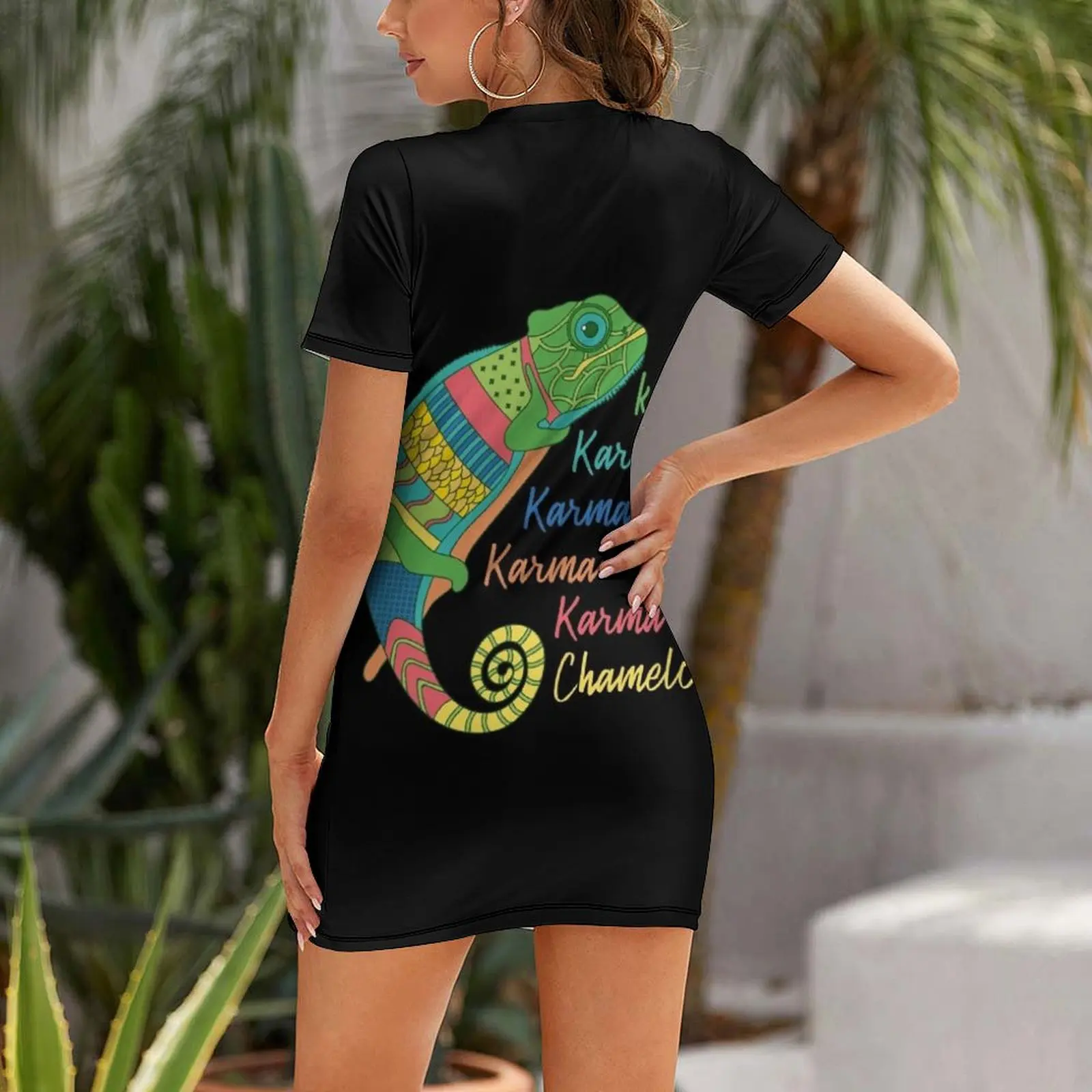 Karma Chameleon Short Sleeved Dress Dresses summer dresses women 2025