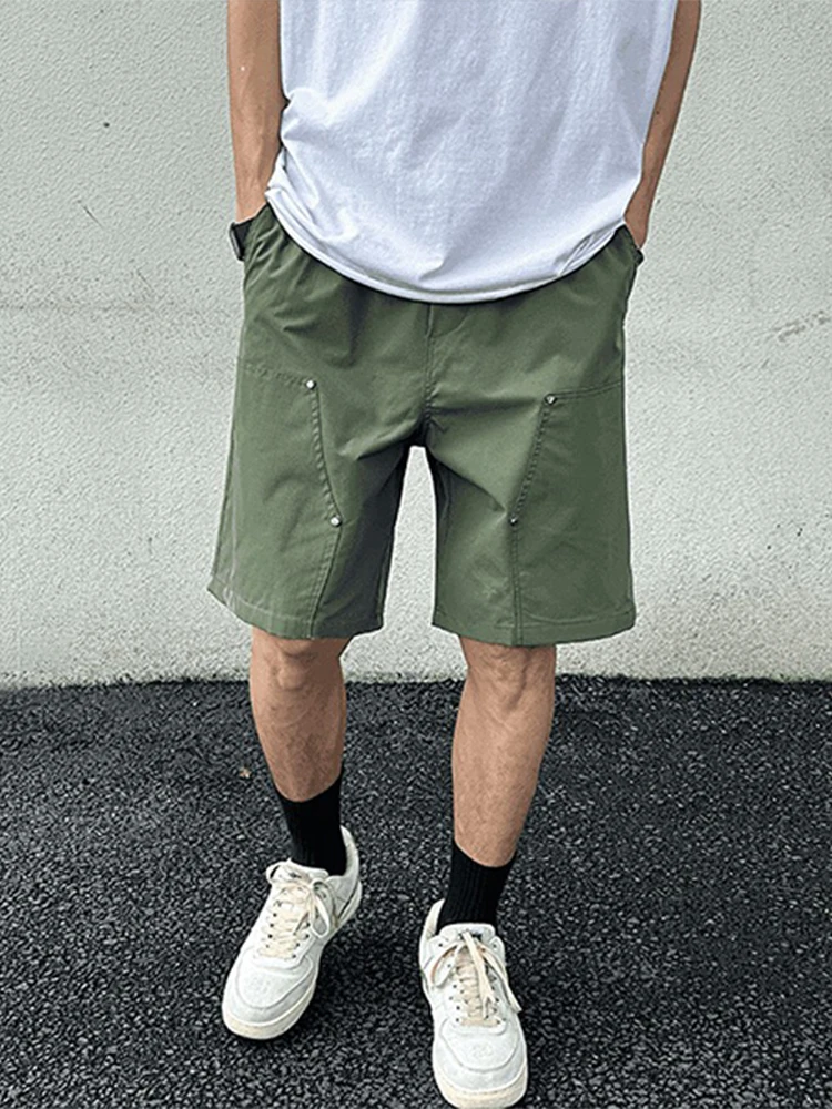 

Qui Dry Military een Workwear orts Men's Summer Loose Straight Leg American Retro Casual 5 Inch Pants Fitn Ciwalk ...