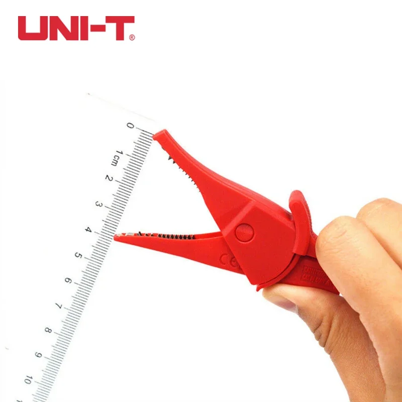 UNI-T Through Hole Alligator Clip UT-C02A Crocodile Clip Interface Straight Plug for Multimeter Probe Battery Test