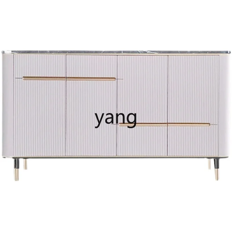 Yjq Entrance Shoe Cabinet Entrance Cabinet Post-Modern Sideboard Cabinet 1.6 M Marble Lobby