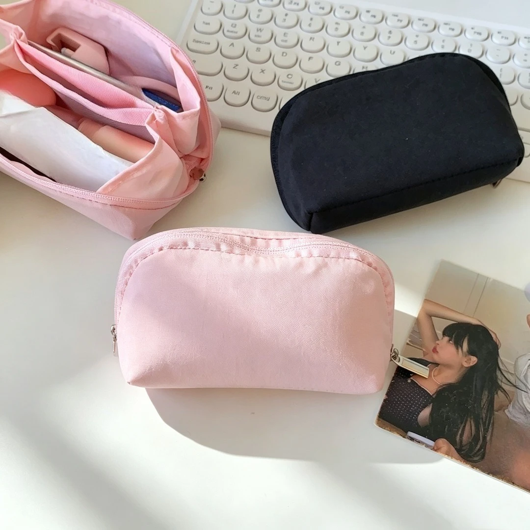 Multi Layer Portable Makeup Bag Women Cosmetic Organizer Storage Pouch Makeup Case Handbag Student Stationery Bag Pencil Case