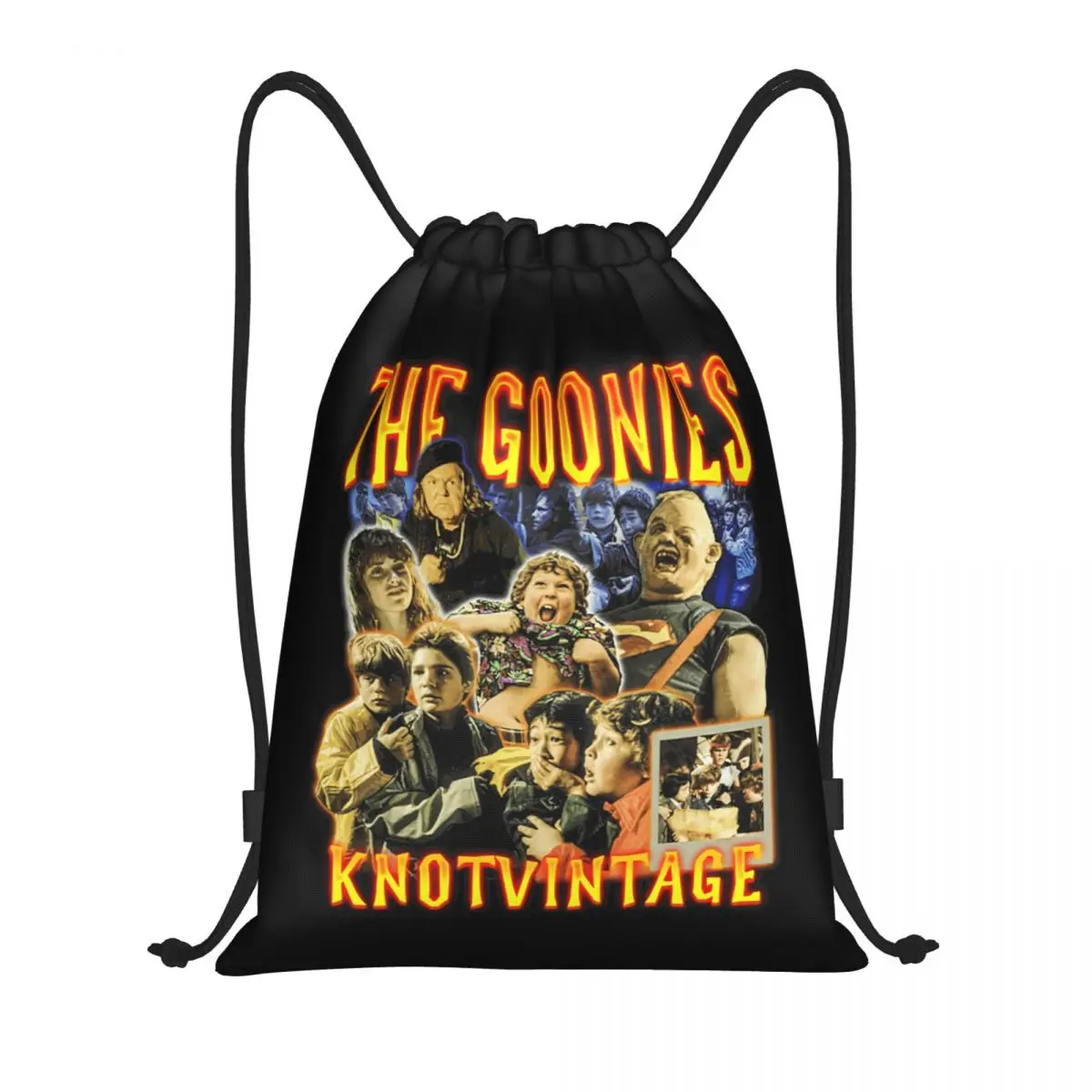 Custom The Goonies Adventure Comedy Movie Drawstring Bags for Shopping Yoga Backpacks Women Men Sports Gym Sackpack