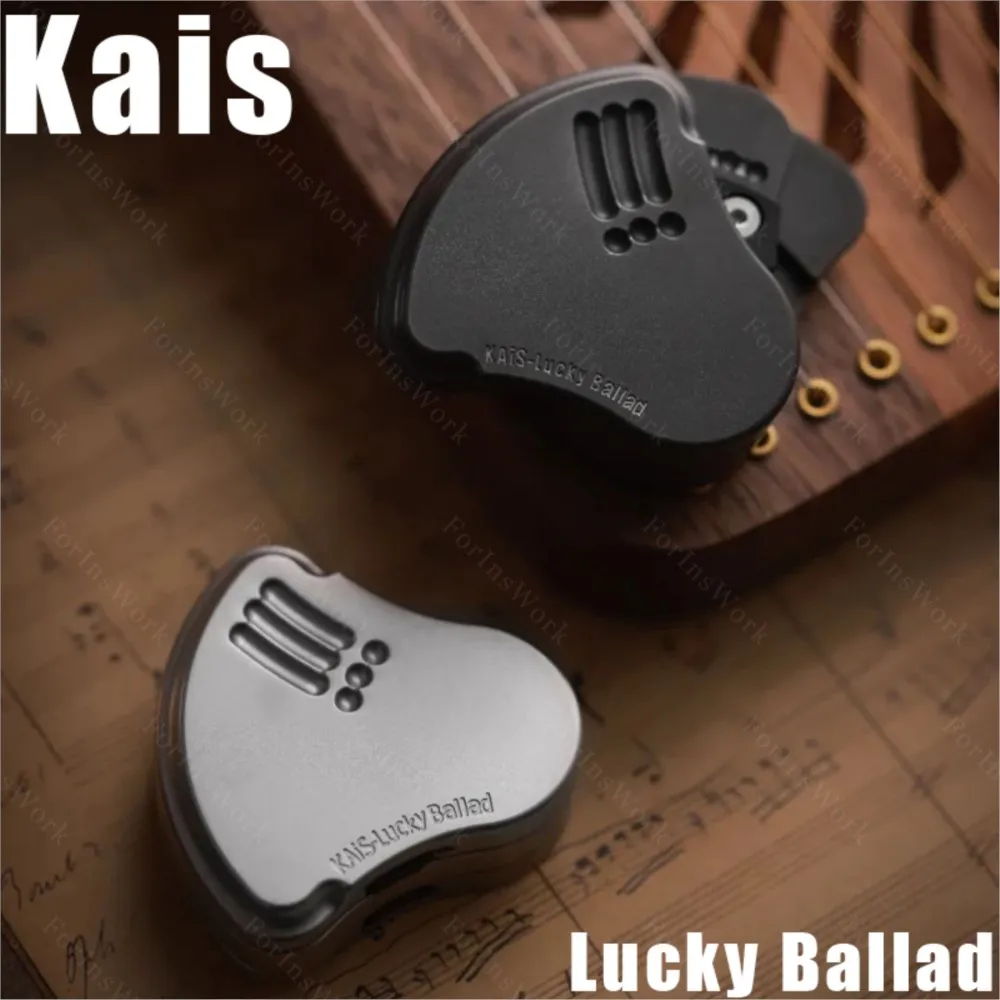 Kais Lucky Ballad Triple Rotary Mechanical Push Slider Office Toy Heavy Fidget Spinner Stress Relief