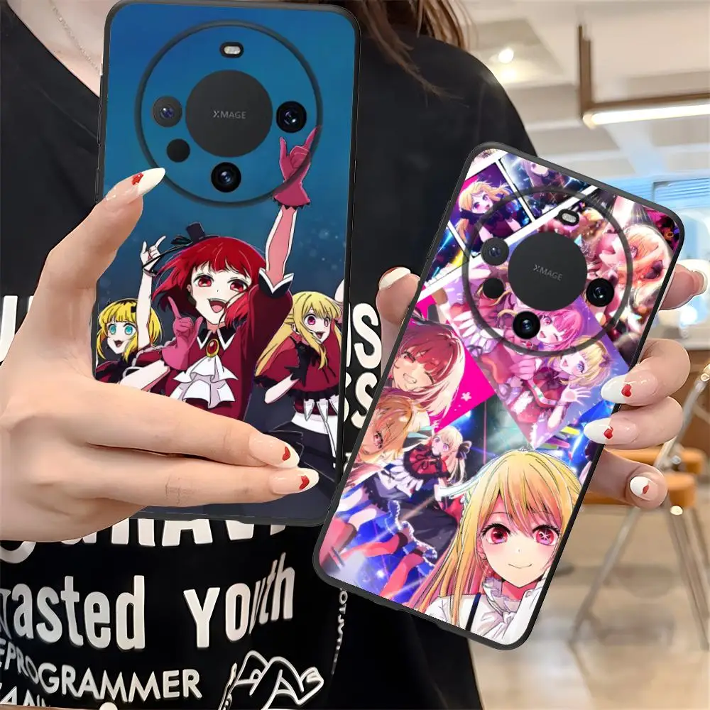 Oshi no ko B-Komachi Phone Case for Huawei Mate 60 50 40 30 20 10 Pro Plus Lite E 5G Colour Protective Smartphone Cover Luxury