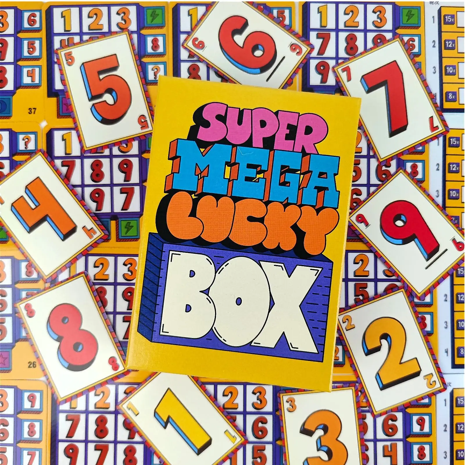 Super Mega Lucky Box Board Game 1-6 Players Family Party Strategy Game Desktop Decor Ornament Table Card Game