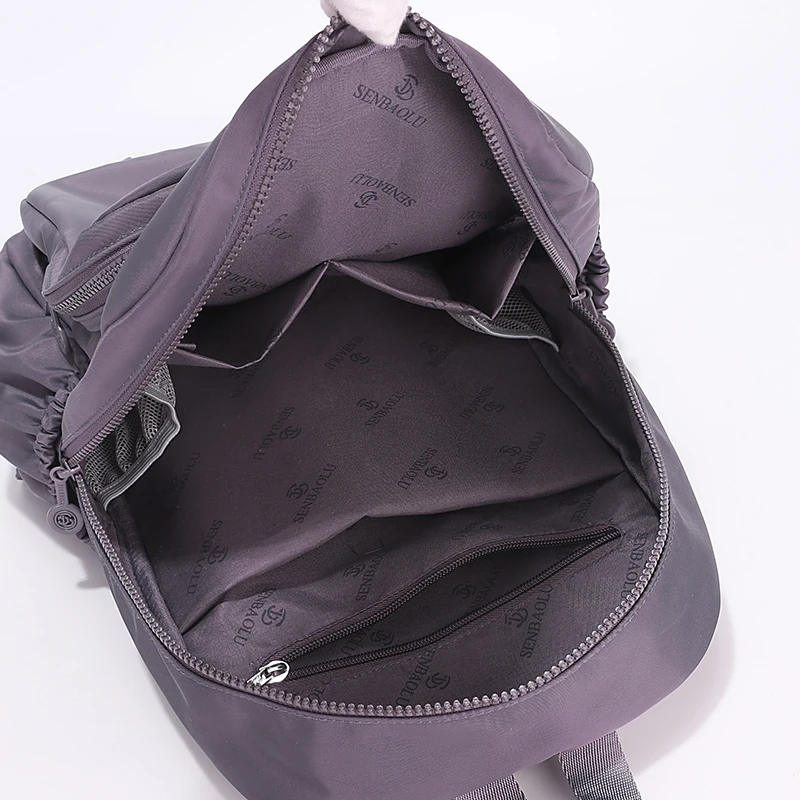 Casual Backpack Women Waterproof Nylon Daypack Commuter Back Pack Large Capacity School Bag Girl Rucksack Lightweight Travel bag - view 5