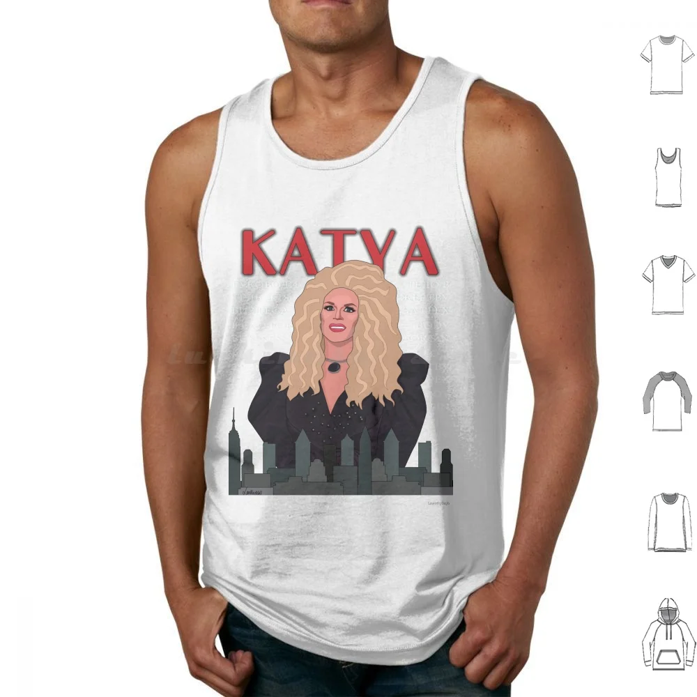 Katya Zamolodchikova-Werking Gurl Tank Tops Vest Sleeveless Katya Zamolodchikova Katya Rupauls Drag Race Rupaul Drag Race