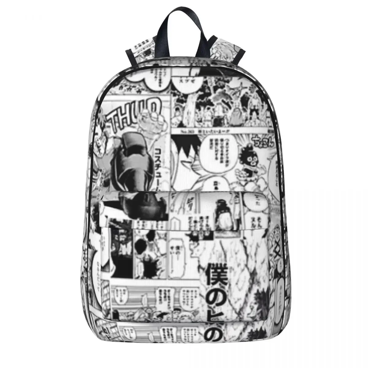 

My Hero Academia Manga Collage Backpack Casual Children School Bag Laptop Rucksack Travel Rucksack Large Capacity Bookbag