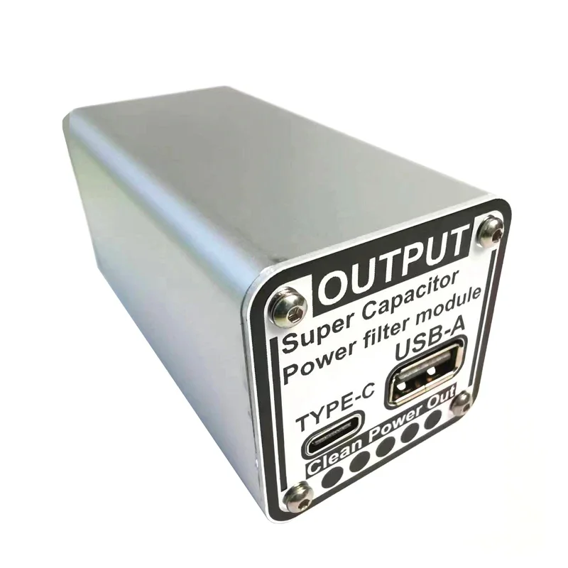 Kaisaya-Filtro de Potência Super Capacitor, Entrada Tipo C, Saída para Raspberry Pi, HiFi Audio, 5V