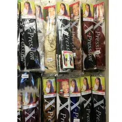 Girls Xpression Crochet Hair Kanekalon Braiding Hair Jumbo Braids Hair Extensions For Women Pre Stretched Synthetic Hair Bundles