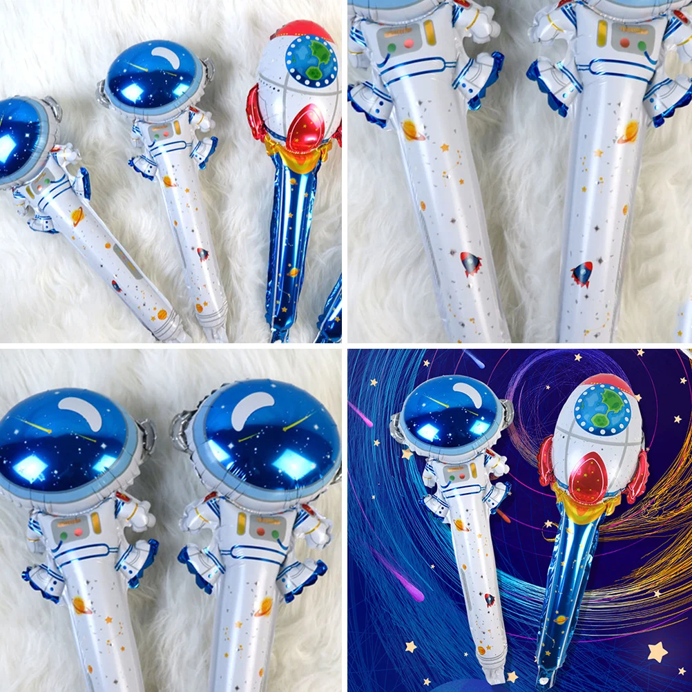 

6Pcs Space Theme Aluminum Film Balloon Premium Birthday Party Decor Photo Prop Supplies Space Theme Balloon