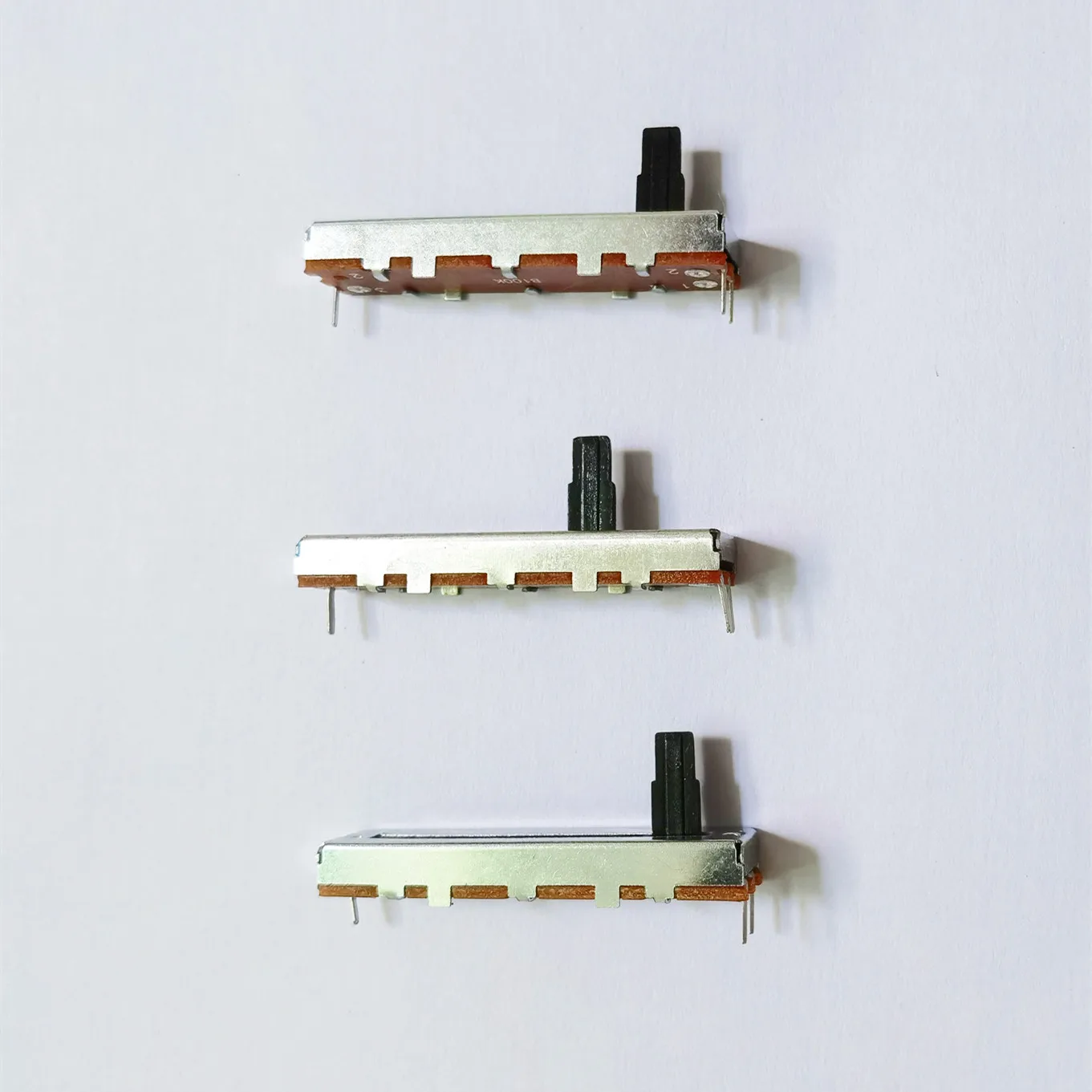 Original new 100% straight sliding potentiometer long 45MM wide 9.5MM handle height 10MM resistance value B10K A20K B500K SWITCH