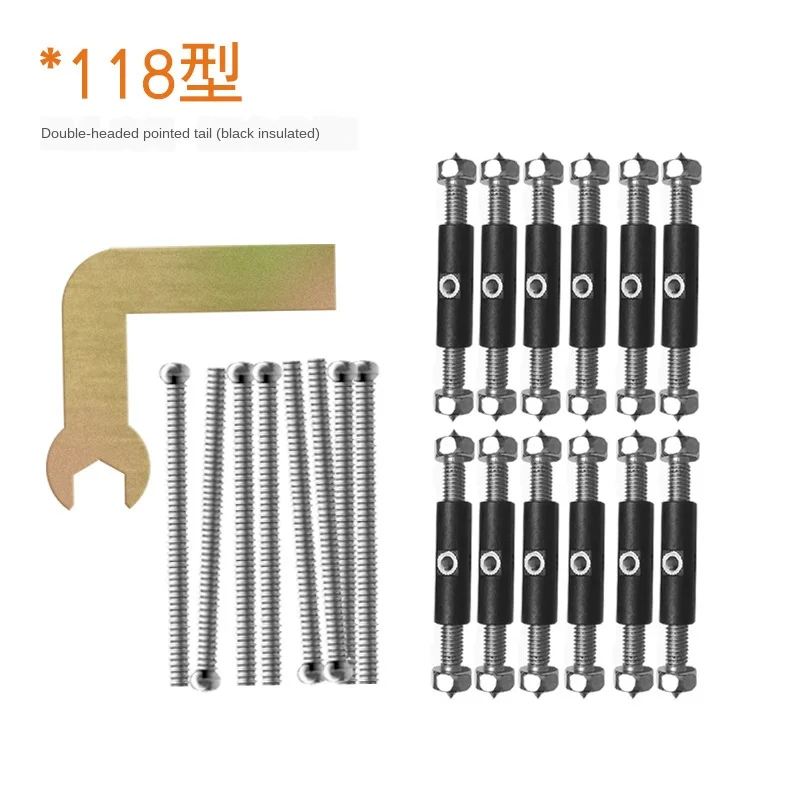 86 Double Round Tip Repair Bottom Box Restorer 118 Cassette Ground Plug Box Damage Repair Parts Manufacturer Direct