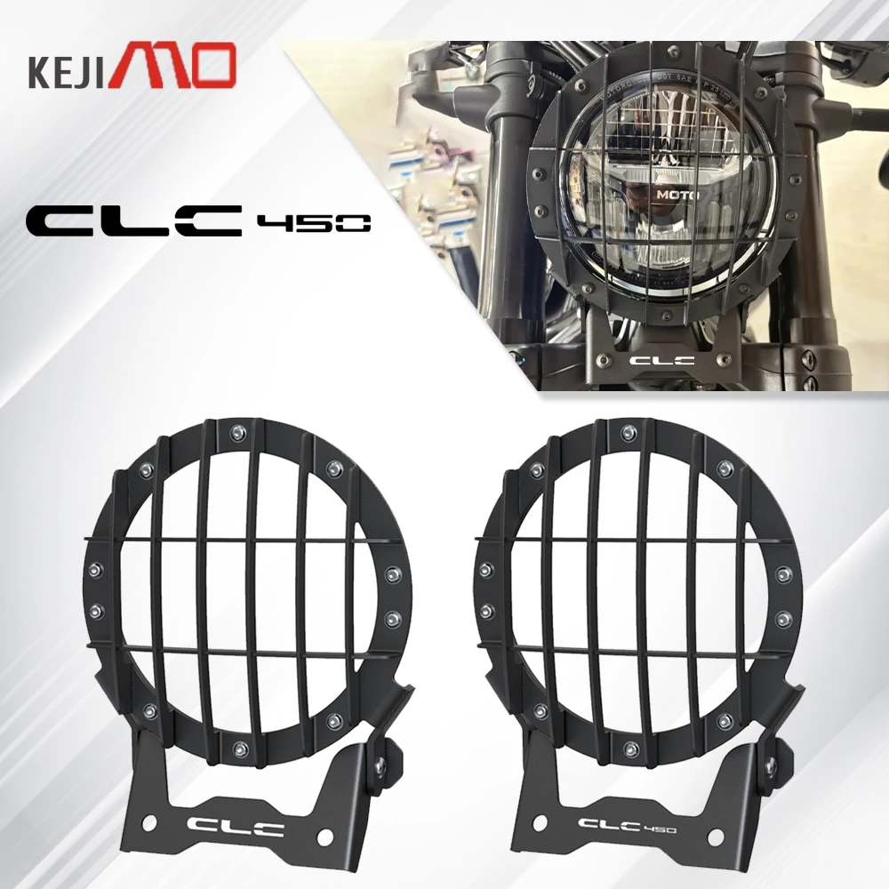 Motorcycle Front Headlight Grille Guard Lense Cover Protector For CFMOTO 450CL-C 450CLC CLC450 CLC 450 CLC250 CLC 250 2023-2026