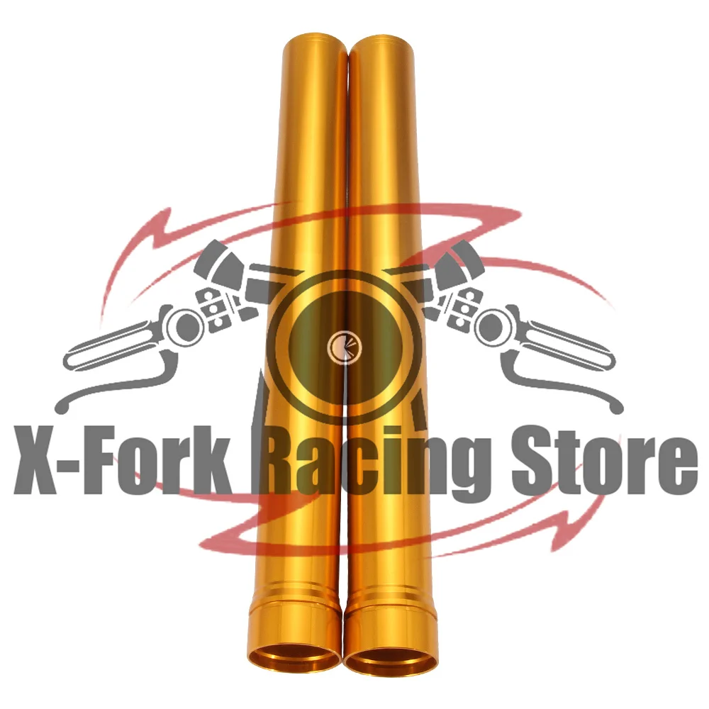 Gold Front Fork Outer Tubes Pipes For KT DUK 390 2024 480mm Shock Absorber Fork Suspension Leg Stanchion