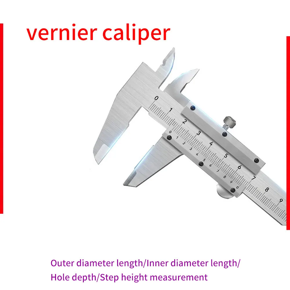 

Профессиональный промышленный штангенциркуль 0-150 мм из нержавеющей стали, прецизионные измерения, четырех используемых метрических прецизионных измерительных инструментов