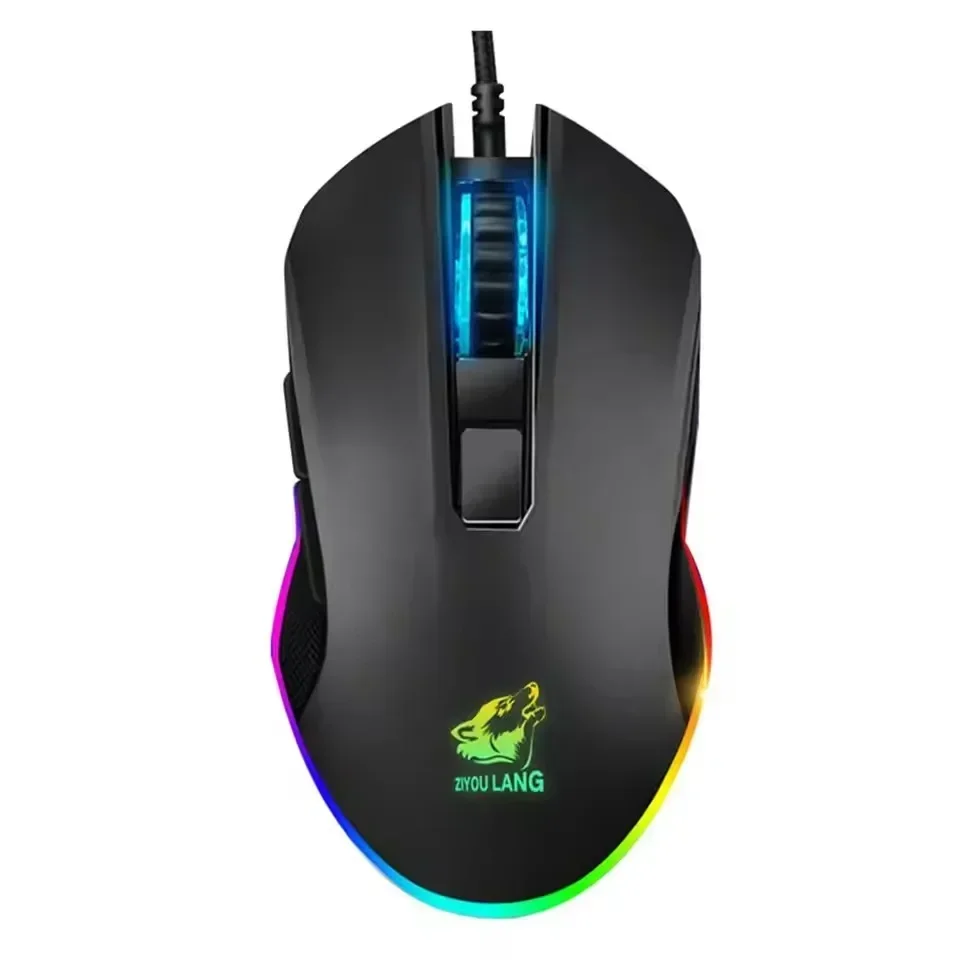 

,RGB Backlight,3 Adjustable DPI,Gaming Laptop Mouse with 6 Buttons, Gaming Mouse with Wired USB Optical Computer Mouse,ergonomic