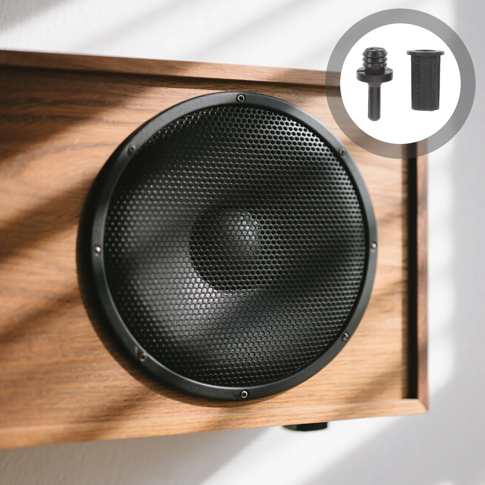 

30 шт. креплений для решетки сабвуфера - Простые в установке аудиоклипсы - Универсальный пластиковый комплект крепежей для защитных чехлов динамиков