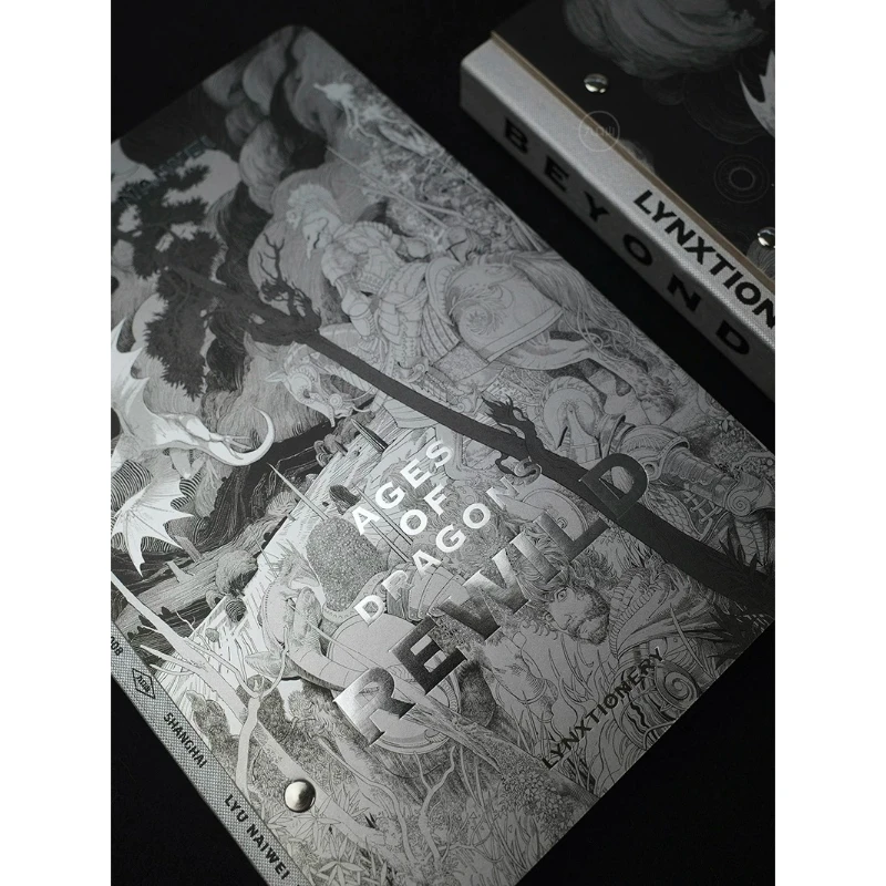 REWILD (Wild Ambition) Series Sketchbook 16K B6 Blank Sketchbook Can Be Painted Flat Collector's Sketchbook Jiukou Mountain
