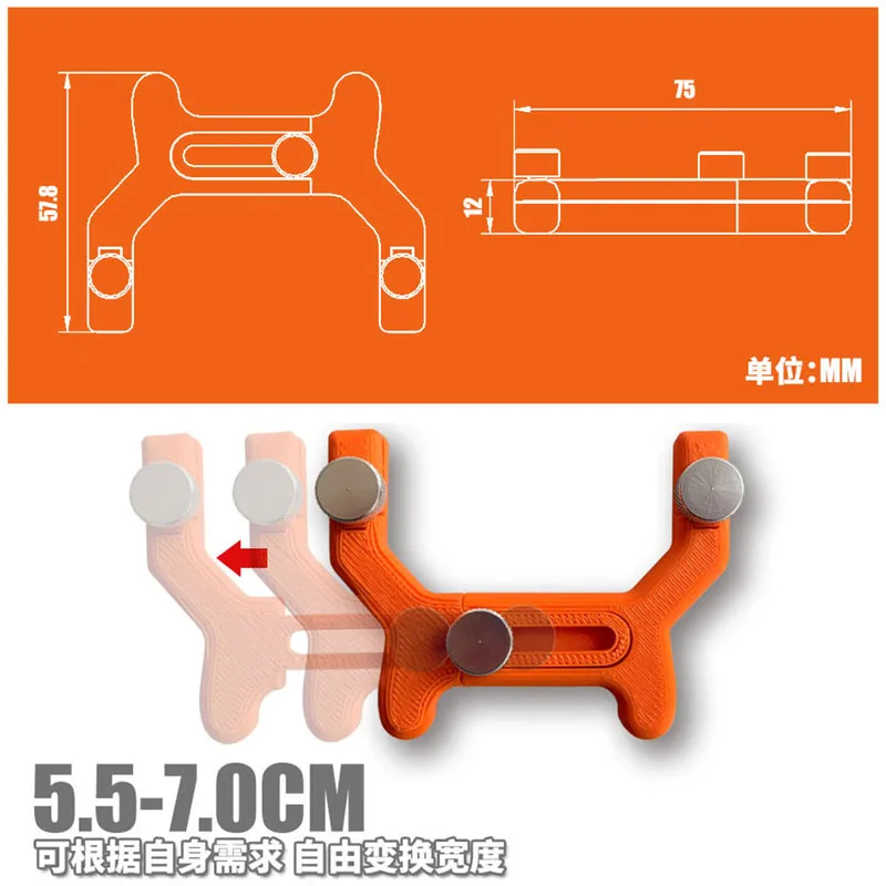 Hobby Model Craft Tool Curved surface sander Adjustable spacing Handheld Grip For Model DIY Polishing