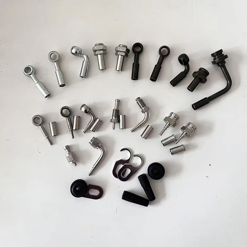 

Cars Brake Pipe Hose fitting Connector Adapter Female Male M10X1 90° Motorcycle Automotive Clutch Oil Pipe Crimping Joint AN3