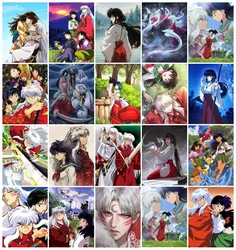 Japan Anime Inuyasha 5D DIY Diamond Painting Classic Manga Full Round Cross Stitch Kit Mosaic Embroidery DIY Home Decor Gift