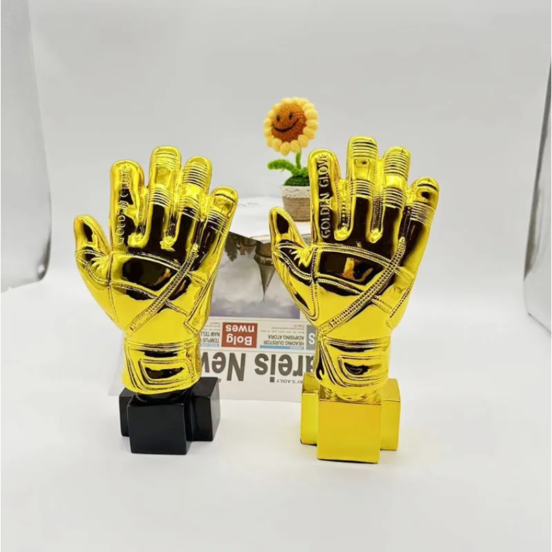 Golden Gloves Trophy Football Trophy Goalkeeper Trophy Yashin Award Football Memorabilia Resin Trophy Soccer Fans Must Have