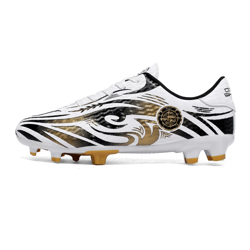 

Children Soccer Cleats Lightweight Soft Sole Skin Friendly Breathable Fabric Non Slip Wearproof Outdoor GrassFieldSportsTraining