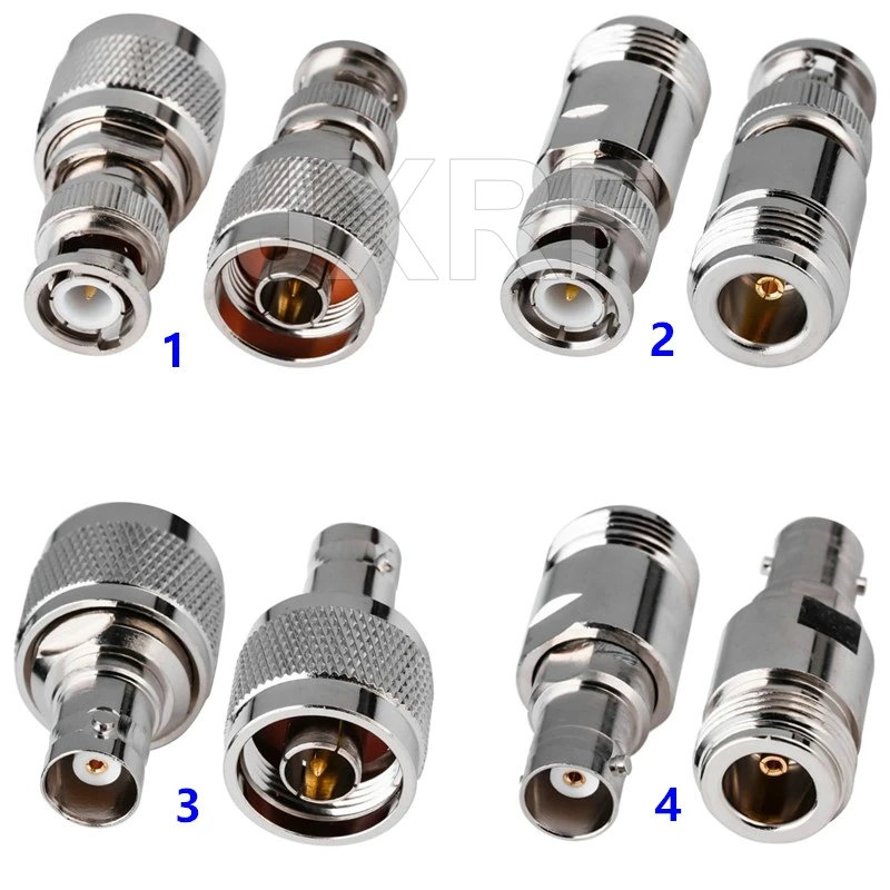 JXRF SMA BNC UHF zu SMA SMB MCX MMCX BNC TNC UHF N F Typ SO239 PL259 RF Koaxialadapter Steckverbinder Kombination 4-teilig – Detail 17