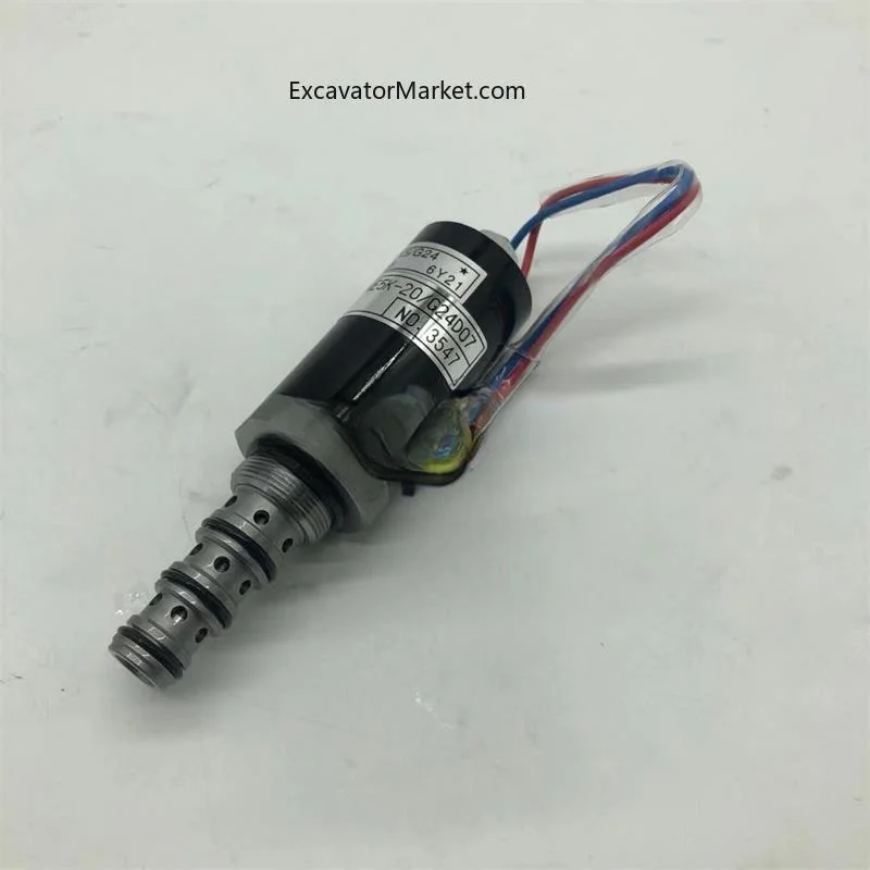 For excavator For XCMG 200/215/230/240/245/260 Pilot Safety Lock Proportional Solenoid Valve F06-12D1AAB-A01B Plug High Quality