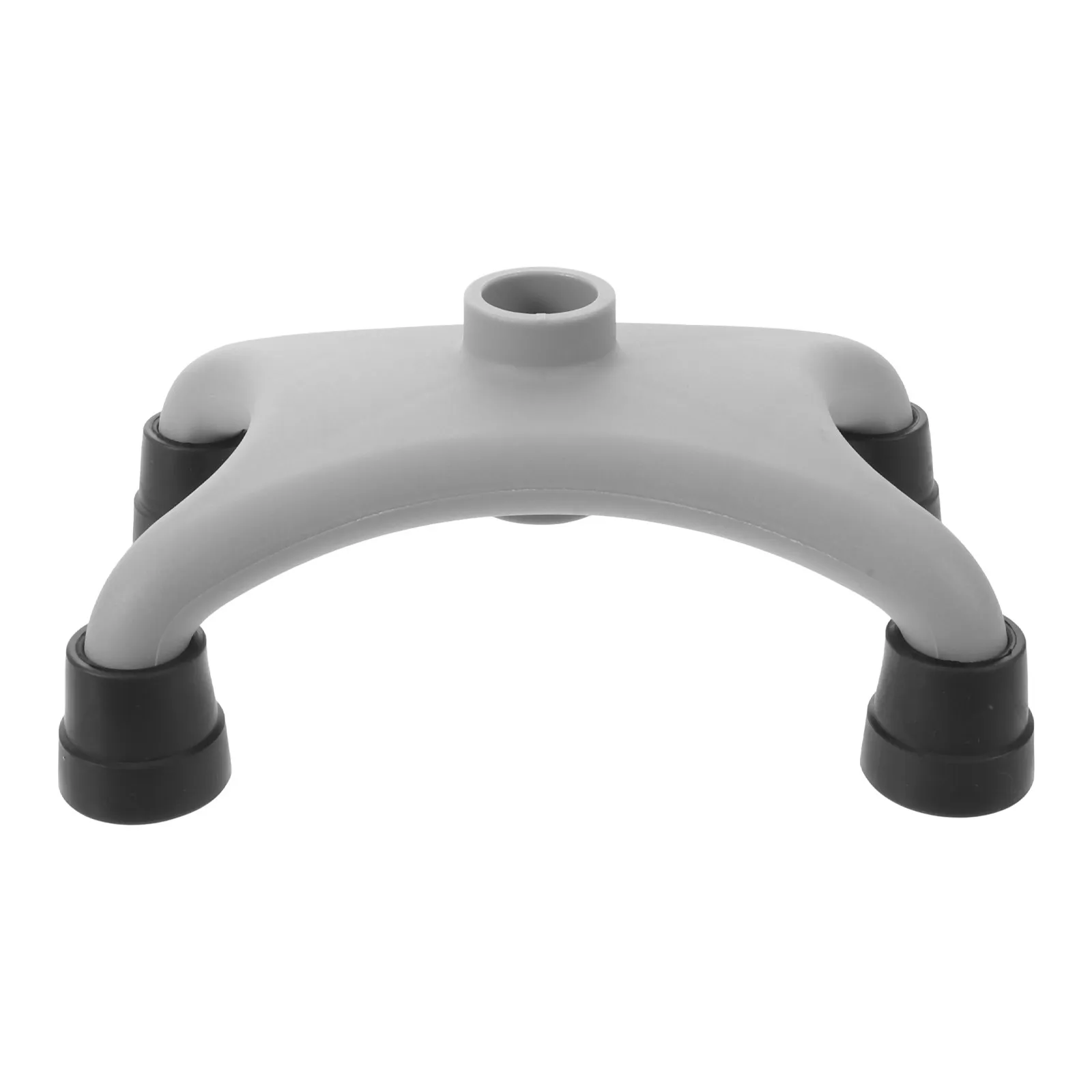 Four Prong Quad Cane Tip Wide Base Plastic Non Slip Self Standing Walking Stick Foot Pad Replacement Stable Cane Support