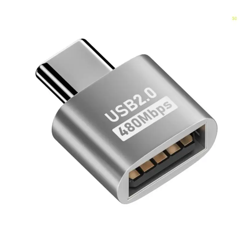 USB2.0 to Type C Converter for Connecting Traditional USB Devices to Type C Devices 480Mbps Data Transmission Dropshipping