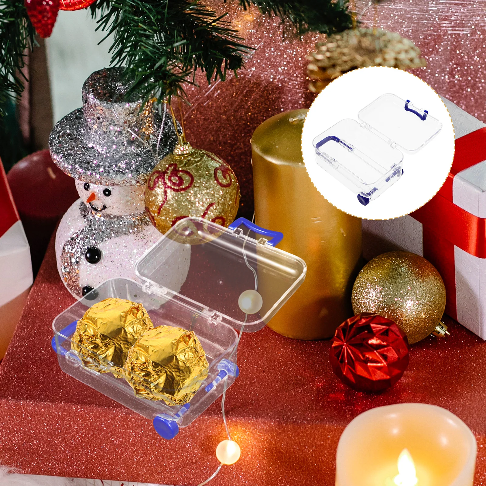 

12 Pcs Trolley Case Wedding Candies Box Suitcase Candy Boxes Mini Favor Suitcases Dessert Plastic Travel