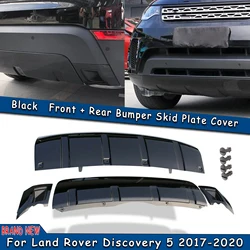 Auto Front Bumper & Rear Diffuser Tow Hook Guard Spoiler Anti Skid Plate Cover Car Body Kit For Land Rover Discovery 5 2017-2023