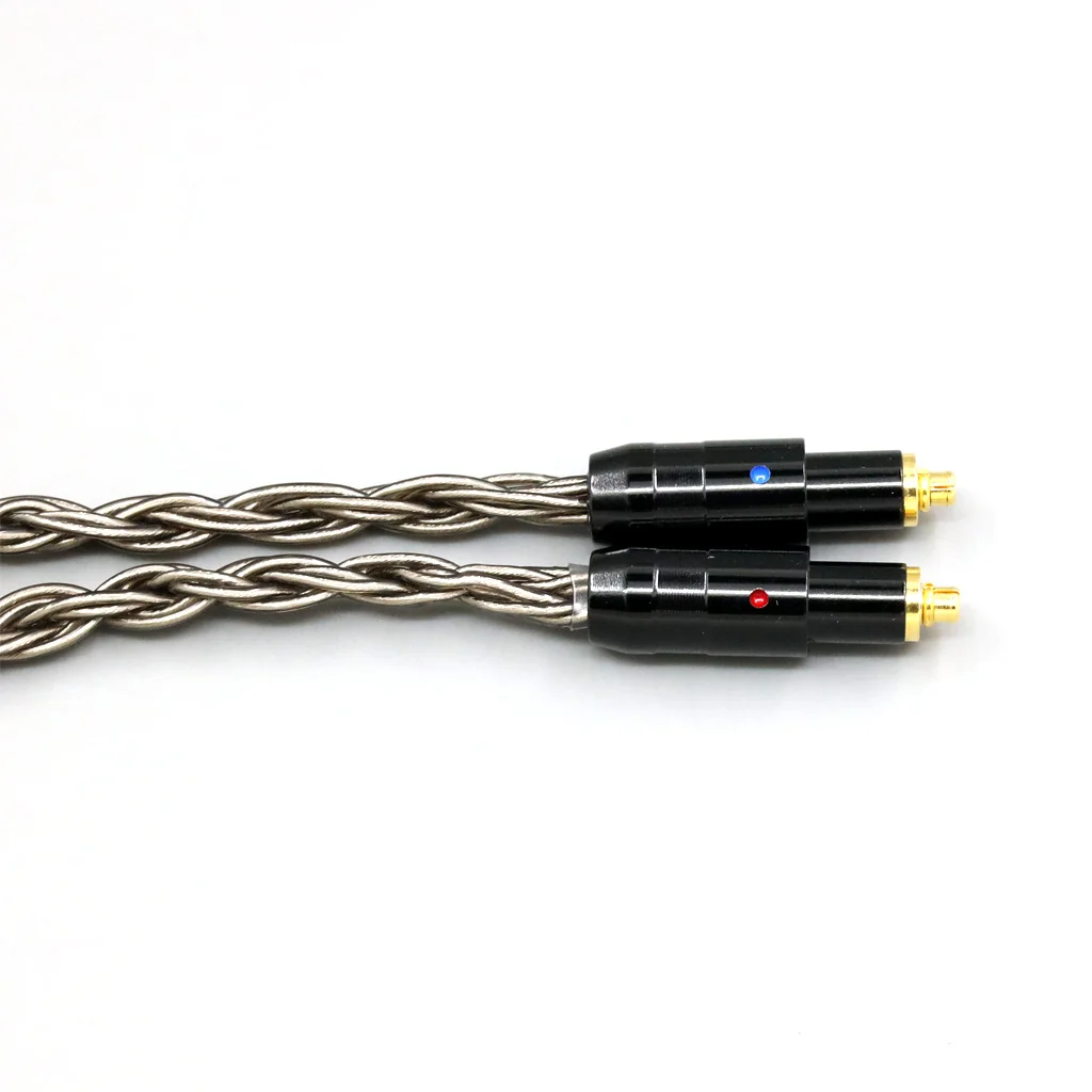 Cable de auriculares de Audio de 16 núcleos Chapado en plata gris para auriculares Shure SRH1440 SRH1840 SRH1540 8845