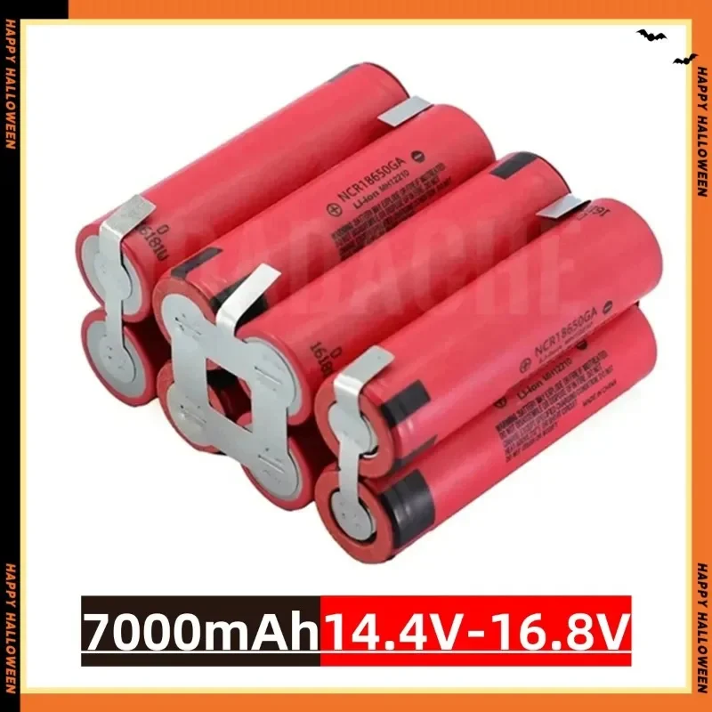 Original Battery 18650 GA 2S 3S 4S 5S 6S 3500-7000mAh High Capacity Customizable for Screwdriver Welding Battery 18650