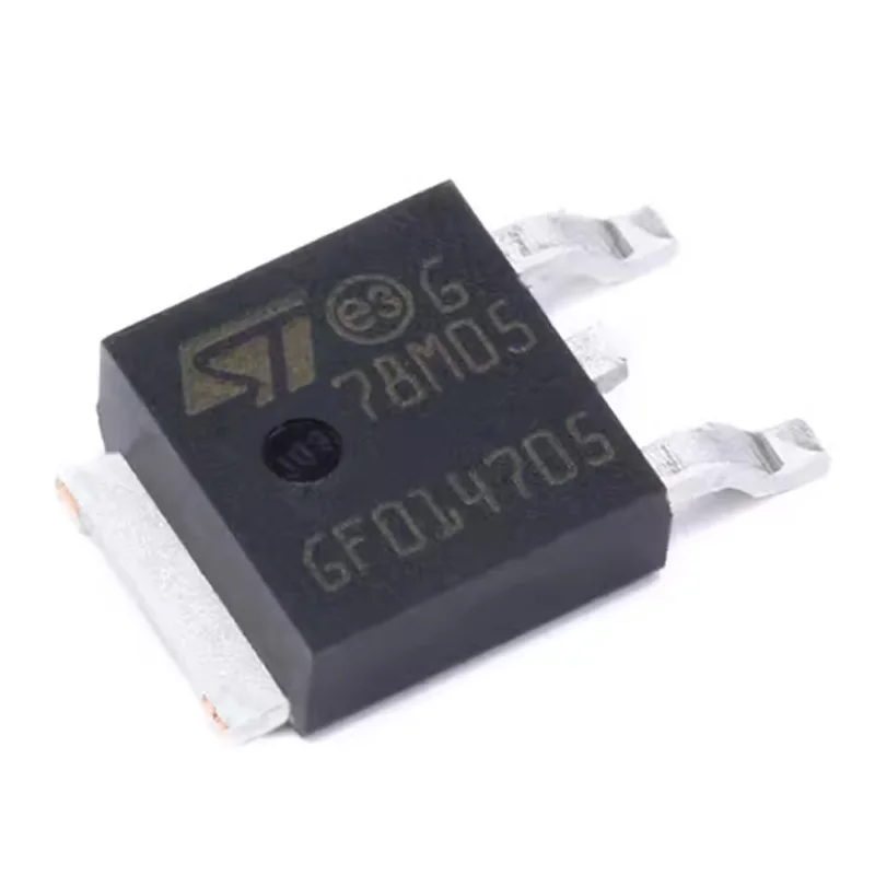 

10Pcs New Original L78M05Cdt-Tr 78m05 To-252-2 Chip Fixed Linear Voltage Regulator