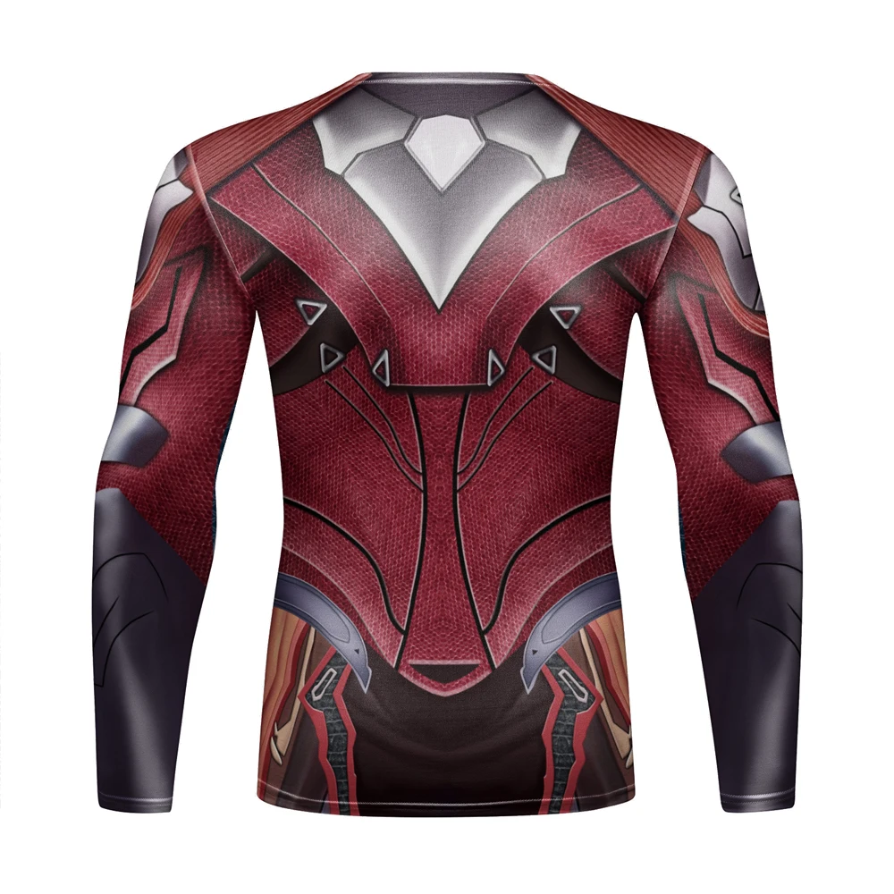 Swallowed Star 3D Printed T shirts Men Gym Bodybuilding Compression Shirts Long Sleeve Tight Tops For Male Sport clothing