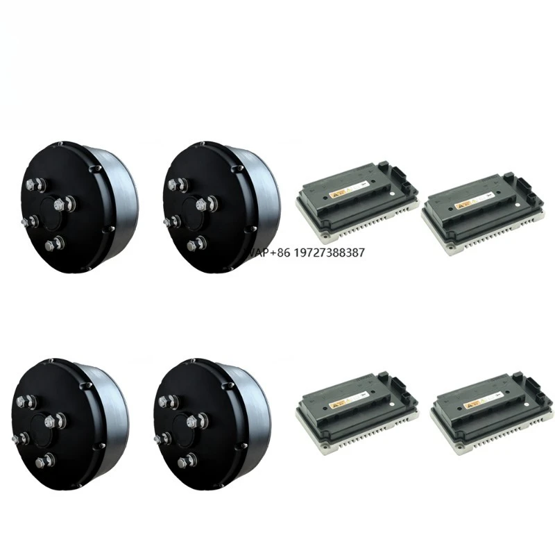 

205 3000W V3 Brushless DC Electric Car Wheel Hub Motor 72V 80KPH Conversion Kit with EM100sp Controller New Condition