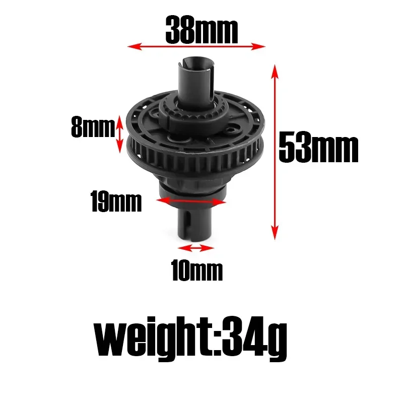 금속 플라스틱 차동 기어, 사쿠라 S XI XIS D4 1:10 RC, 38T