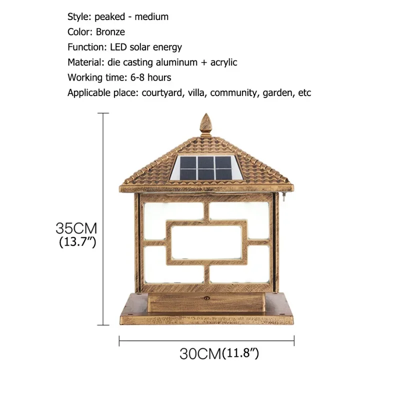 コリン-ソーラーLED屋外ライト,防水ポストライト,モダンな柱の照明,パティオ,ポーチ,バルコニー,パティオ,ヴィラ